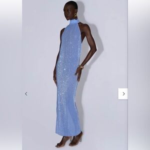 New Elegant Backless Gown Dress